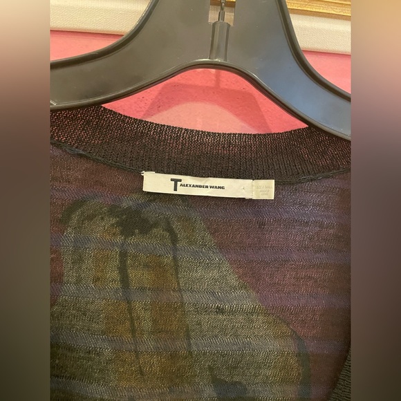 Semi Sheer Alexander Wang Cardigan - Picture 11 of 12